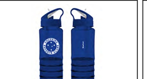 Garrafa Plástica 750ml Times Cruzeiro