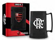Caneca Gel 300ml Times Flamengo Preta